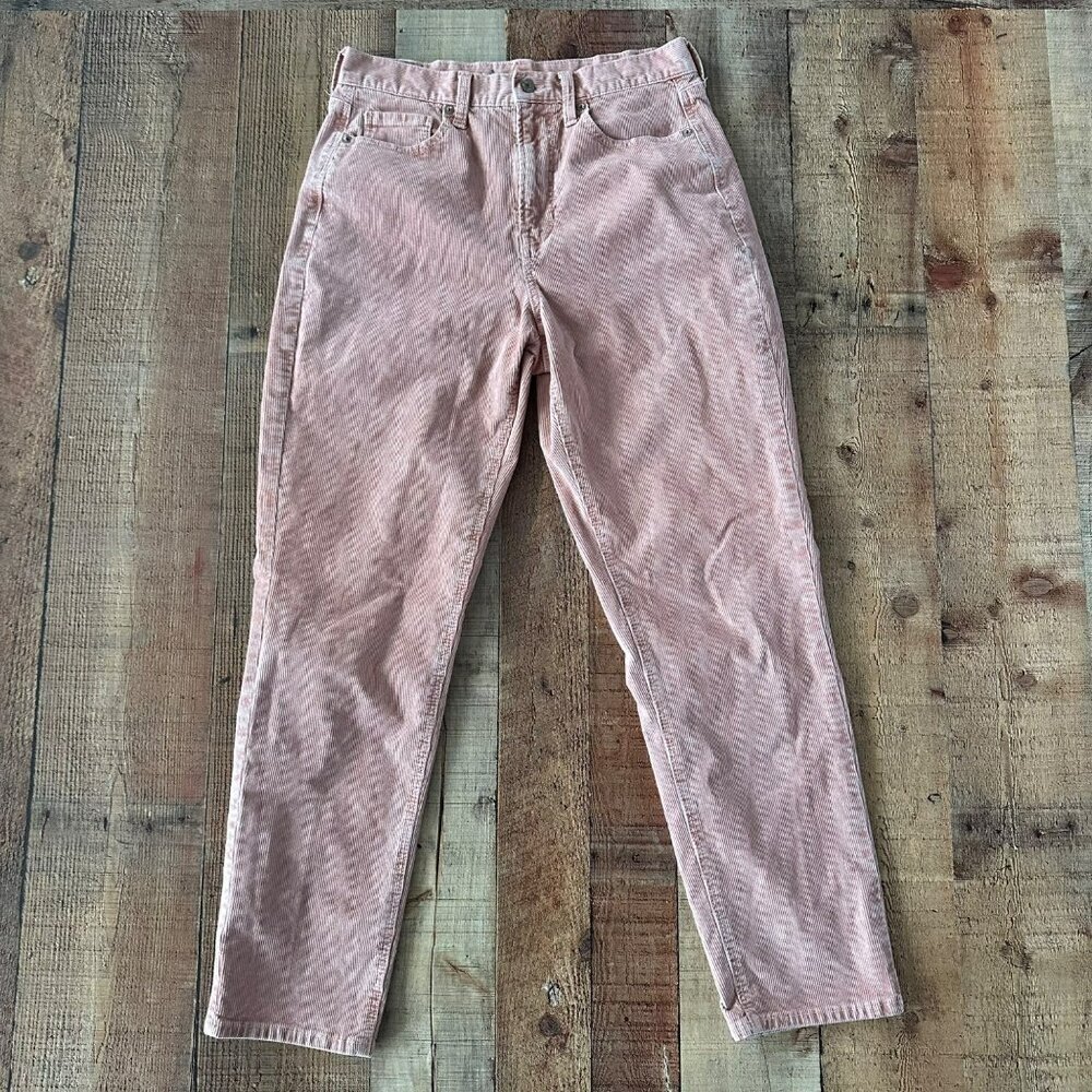 American Eagle Womens Pink Corduroy Pants Size 4 Regular Super Stretch